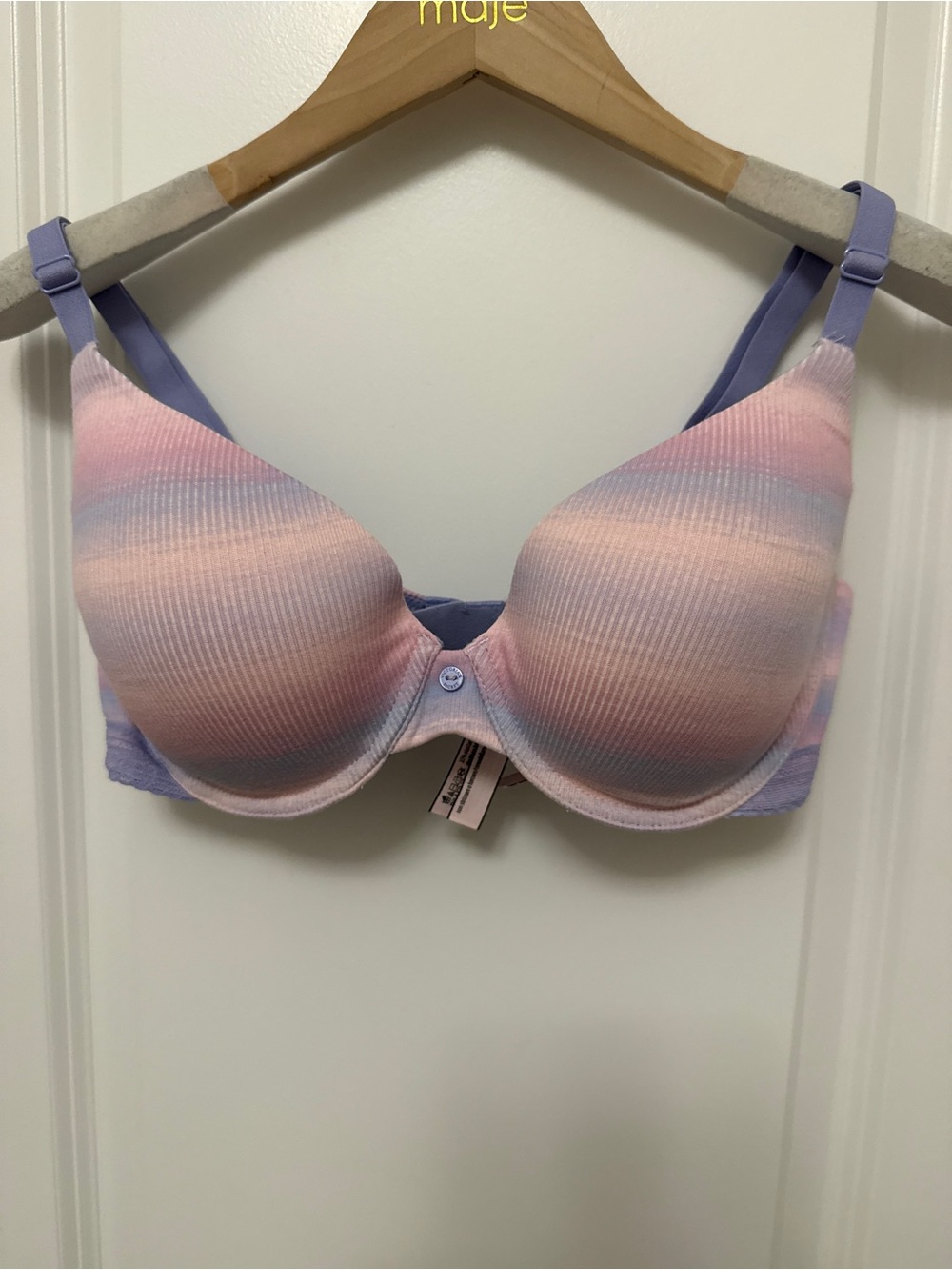 Victoria's Secret Pastel Ombre T-Shirt Bra - Pink & Lavender